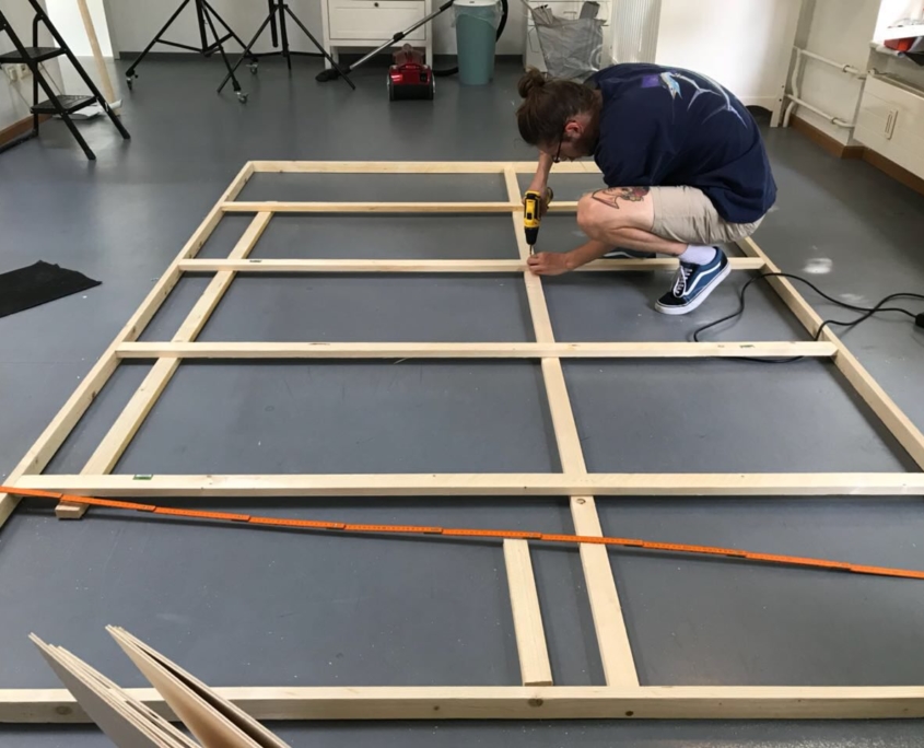 Filmstudio Frankfurt Kulissenbau