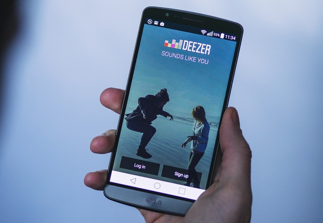 Podcast Plattform "Deezer".