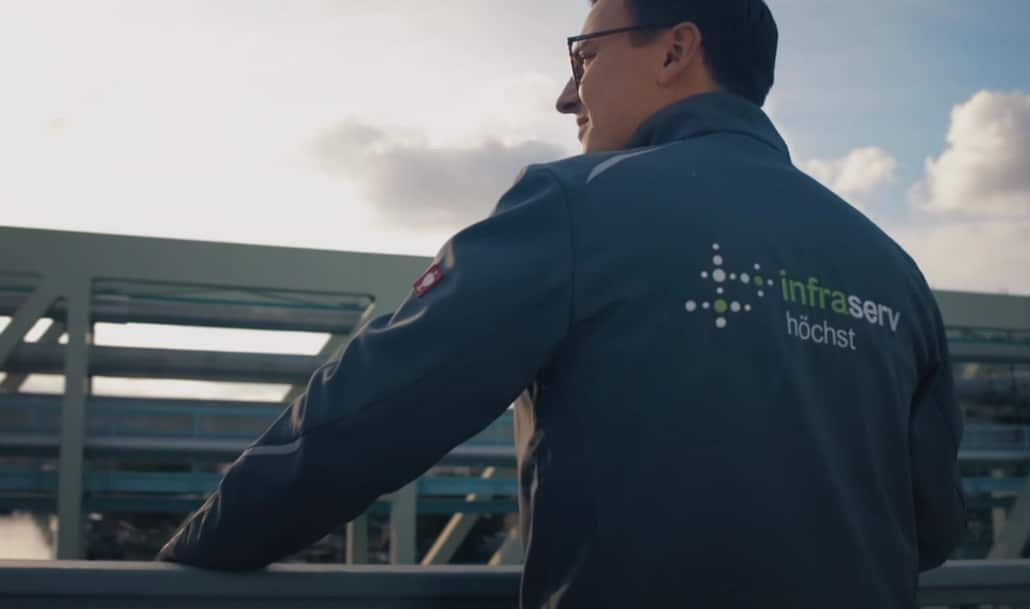 Ausschnitt aus dem infraserv Recruitingfilm der Videoproduktion muthmedia.