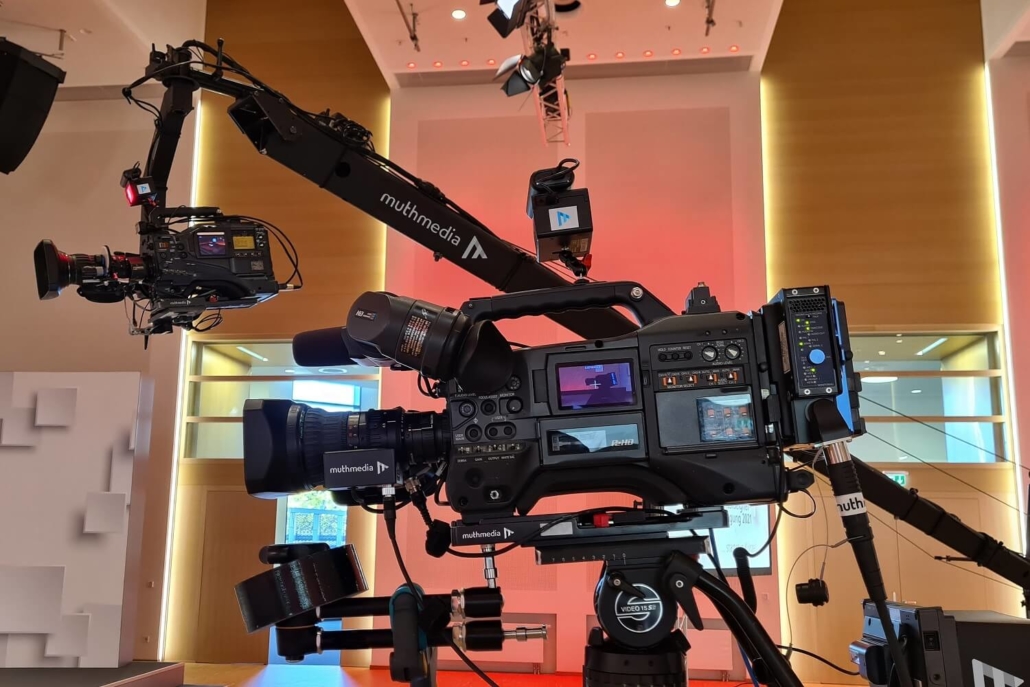 Some cameras of livestream production muthmedia from Frankfurt.