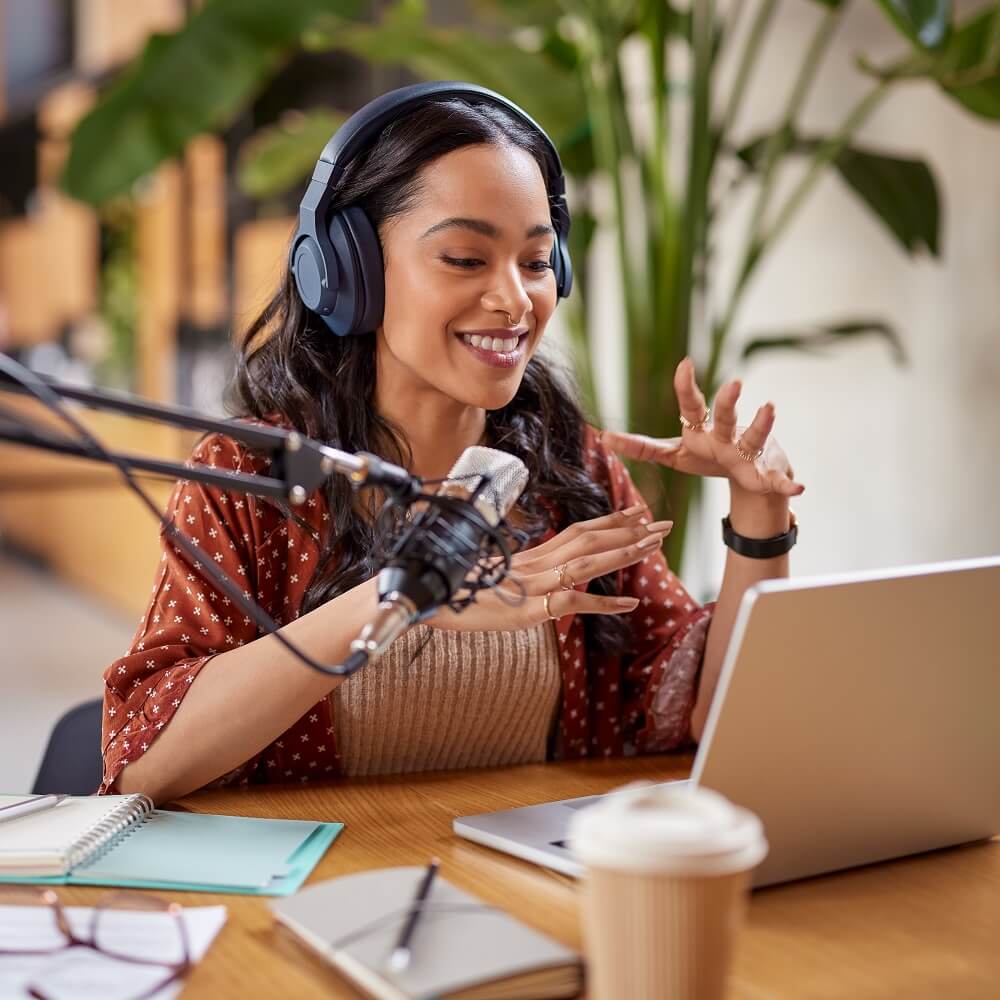 Einen Podcast remote aufnehmen: Vorschaubild.