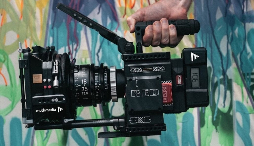 A camera used by our camera crews.